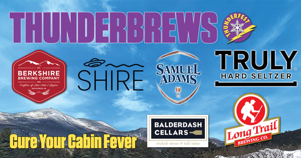 Thunderbrews - BBC Cabin Fever, Shire, Sam Adams, Truly Seltzer, Long Trail, Balderdash Cellars